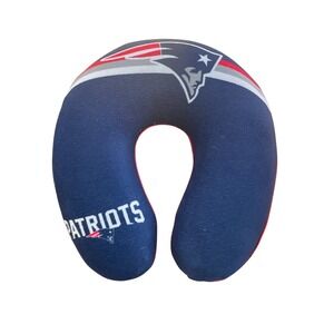 New England Patriots Neck Pillow Travel NFL Football Game Day Comfort